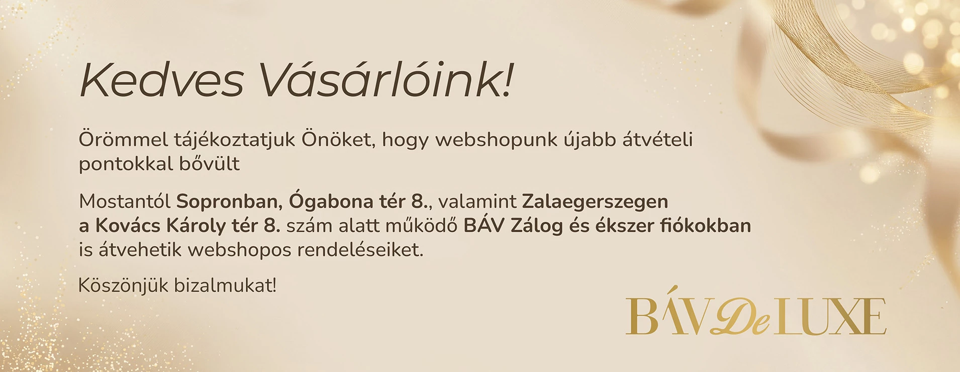 BÁV De LUXE