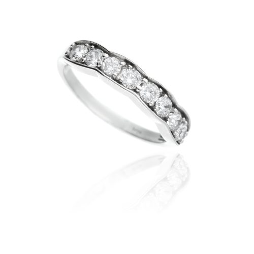 Fehér arany gyűrű kővel 1011656-54-2_4