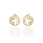 Arany fülbevaló cirkónia kővel 1012826-00-2_1