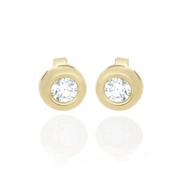 Arany fülbevaló cirkónia kővel 1012826-00-2_1