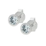 Arany fülbevaló cirkónia kővel 1012833-00-1_0