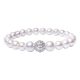 Gaura Pearls gyöngy karkötő, cirkónia köves ezüst díszítéssel 1016427-00-19_9
