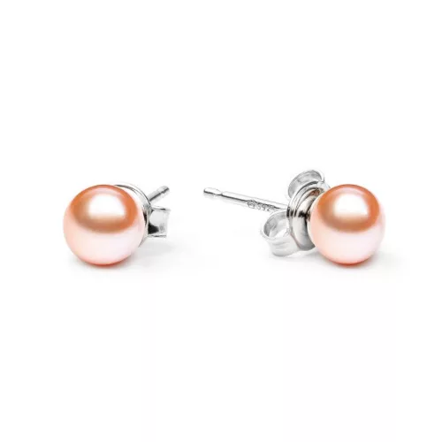 GAURA PEARLS EZÜST FÜLBEVALÓ BARACK SZÍNŰ GYÖNGGYEL 1016436-00-0_8