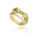 Arany gyűrű cirkónia és peridot kővel 1017641-54-4_8