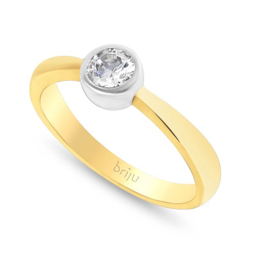 Gyémánt köves arany gyűrű 1021316