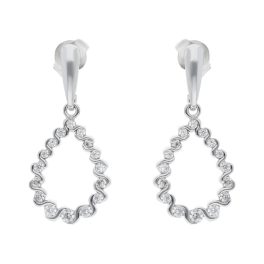 Fehér arany fülbevaló 1021906-00-2_5