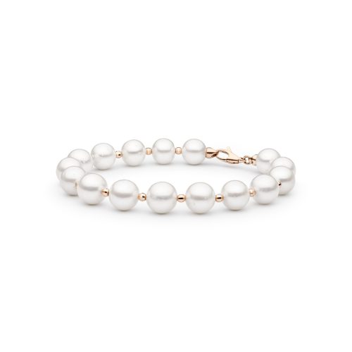 Gaura Pearls gyöngy karkötő arany díszítéssel  1022340-21-18_1