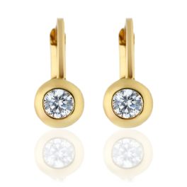 Arany gyermek fülbevaló kővel 1022569-00-1_2