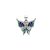 Ezüst lepke medál kövekkel 1024032-00-2_6