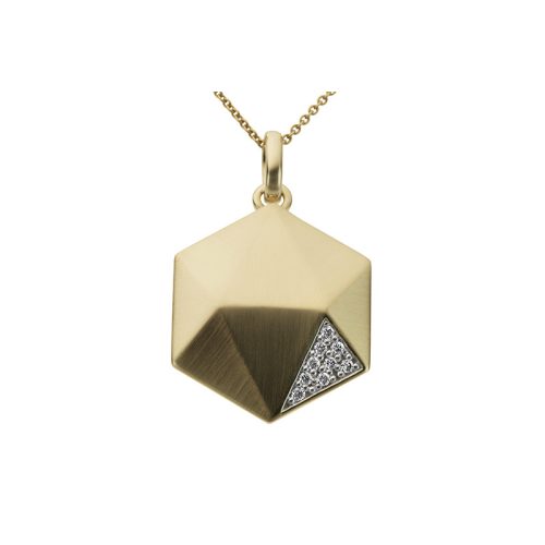 Arany nyaklánc gyémánt köves medállal 1024084-00-4_5