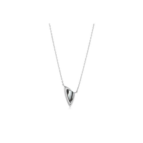 Ania Haie ezüst nyaklánc fekete gyöngyházzal N049-03H  1025172