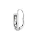 Fehér arany fülbevaló cirkónia kövekkel 1025584-00-3_0