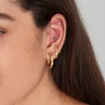 Ania Haie aranyozott ezüst fül piercing, fél pár E035-13G 1026024