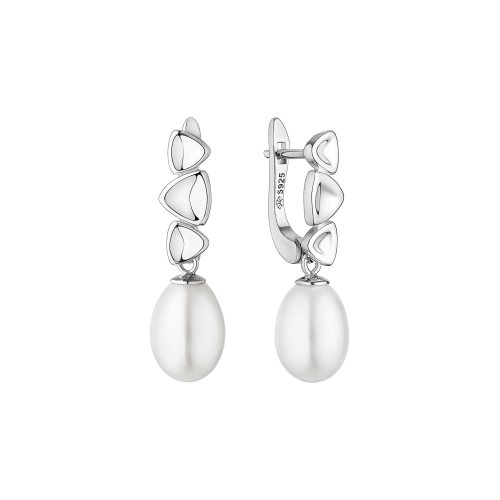 Gaura Pearls ezüst fülbevaló gyönggyel 1026072-00-4_8