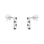 Fehér arany fülbevaló cirkónia kövekkel 1026247