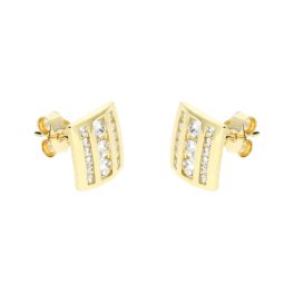 Arany fülbevaló cirkónia kövekkel 1026263