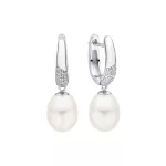 GAURA PEARLS EZÜST FÜLBEVALÓ GYÖNGGYEL ÉS CIRKÓNIA KÖVEKKEL 1026934-00-4_9