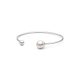 Gaura Pearls ezüst nyitott reif karkötő gyönggyel  1026948-00-6_6