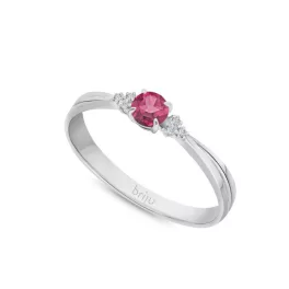   Arany gyűrű pink topáz és gyémánt kővel 1027238-53-1_6