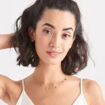 Ania Haie aranyozott ezüst nyakék N005-01G  1028078