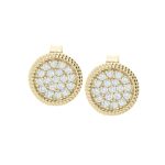 Arany fülbevaló cirkónia kővel 1028187-00-1_8