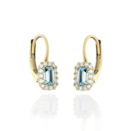 Arany fülbevaló cirkónia kövekkel 1028258-00-2_0