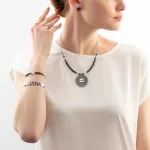 Coeur de Lion Amulet Modern Future nyakék 2036/10-0717 1028480
