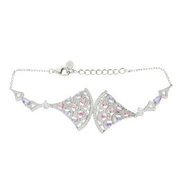 Fantasy ezüst karlánc színes cirkónia kövekkel 1028516