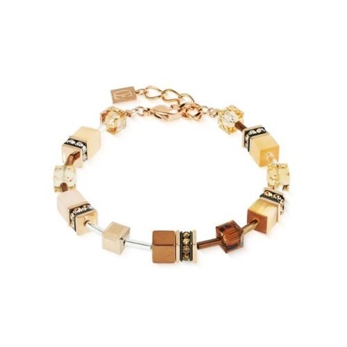 Coeur de Lion GeoCUBE Iconic mocha mousse karkötő 2838/30-1100  1028594