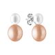 Gaura Pearls ezüst fülbevaló gyönggyel  1028639