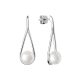 Gaura Pearls ezüst fülbevaló gyönggyel  1028653