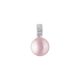 Gaura Pearls ezüst medál gyönggyel és cirkónia kővel  1028656