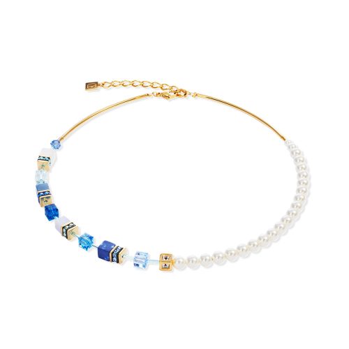 Coeur de Lion GeoCUBE Precious Fusion Pearls nyakék 5086/10-0716  1028890
