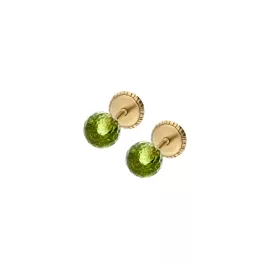 Arany fülbevaló peridot kővel 1029029-00-0_7