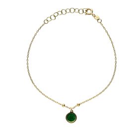 Arany karlánc zöld kővel 1029223-00-1_1