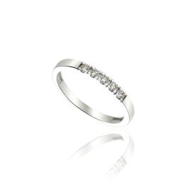 Fehér arany gyűrű cirkónia kövekkel 1029444-52-1_7