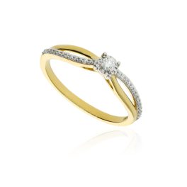 Arany gyűrű gyémántokkal 1029705-56-2_3