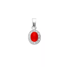 Arany medál korall kővel 1030134-00-1_3