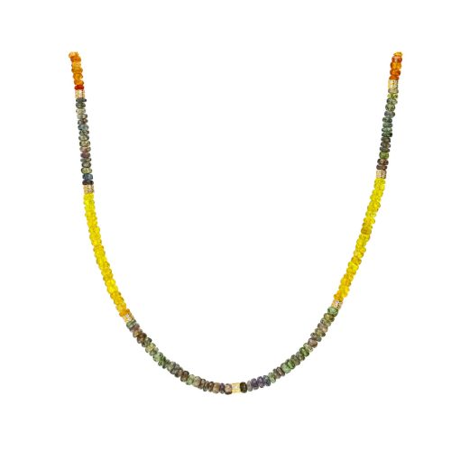 Fantasy Ezüst nyakék színes valódi kővel 1030459