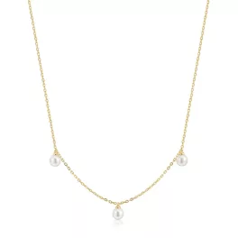   Ania Haie aranyozott ezüst nyaklánc gyöngyökkel  N071-04G  1030974