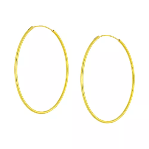 Aranyozott ezüst karika fülbevaló 1031375