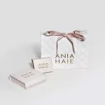 Ania Haie aranyozott ezüst csavart gyűrű cirkónia kővel R075-01G 1032037-56-2_5