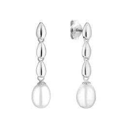   GAURA PEARLS EZÜST FÜLBEVALÓ GYÖNGYÖKKEL (6,5-7 mm) 1032527