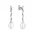 GAURA PEARLS EZÜST FÜLBEVALÓ GYÖNGYÖKKEL (6,5-7 mm) 1032527