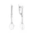 GAURA PEARLS EZÜST FÜLBEVALÓ GYÖNGGYEL (7,5-8 mm) 1032531