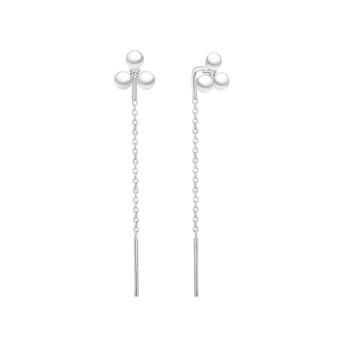 GAURA PEARLS EZÜST FÜLBEVALÓ GYÖNGYÖKKEL ÉS KŐVEL 1032532
