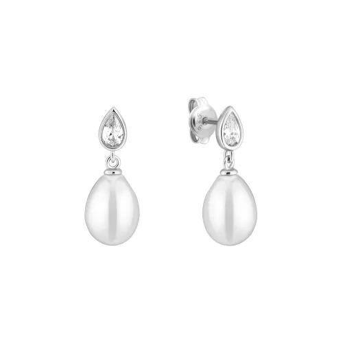 GAURA PEARLS EZÜST FÜLBEVALÓ GYÖNGYÖKKEL ÉS KÖVEKKEL 1032540