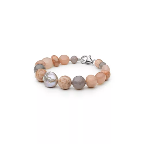 GAURA PEARLS KARKÖTŐ GYÖNGY, NEFRIT ÉS HOLDKŐVEL 1032835