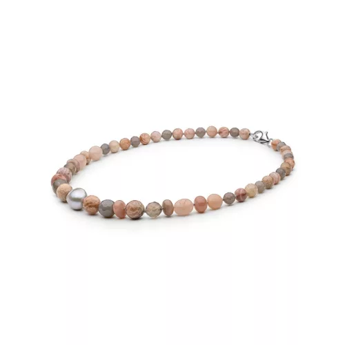 GAURA PEARLS NYAKÉK GYÖNGY, NEFRIT ÉS HOLDKŐVEL 1032836