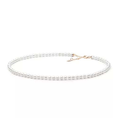 GAURA PEARLS FEHÉR GYÖNGYSOR ROZÉ ARANYOZOTT ZÁRRAL 1032843